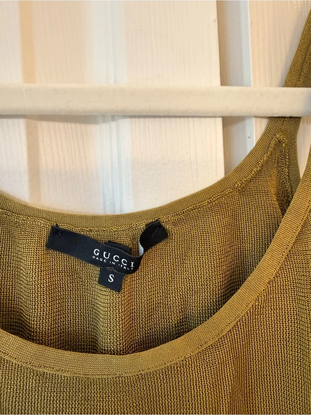 Gucci olive green tank top - Picture 2 of 5